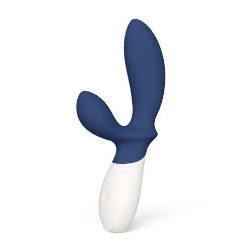 Массажер простаты LELO Loki Wave 2 Base Blue, 2 мотора, манящее движение + вибрация