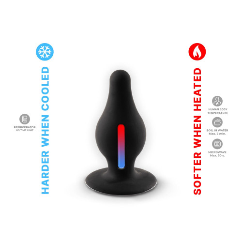 Анальная пробка SilexD (Model 2 size M), двухслойная, силикон+Silexpan