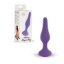 Анальная пробка B - Series HeavyFun Silicone Plug S Purple