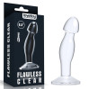 Анальная пробка LoveToy Flawless Clear Prostate Plug 6.5" Clear