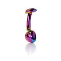 Анальна пробка B - Series HeavyFun Curved Jewellery Multicolour Plug M