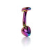Анальна пробка B - Series HeavyFun Curved Jewellery Multicolour Plug M