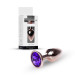 Анальна пробка B - Series HeavyFun Classic Jewellery Red Gold Plug, діаметр 2,7 см, довжина 7 см, Purple