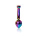 Анальна пробка B - Series HeavyFun Curved Jewellery Multicolour Plug M