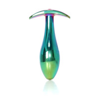 Анальная пробка B - Series HeavyFun Bullet Jewellery Multicolour Plug, диаметр 2,8 см, длина 9,2 см, Pink