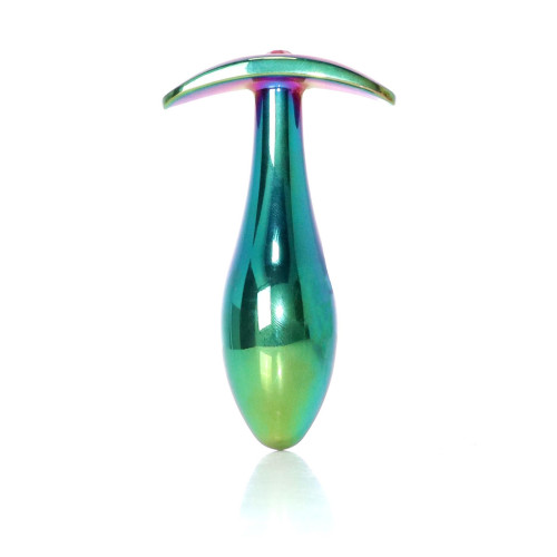 Анальная пробка B - Series HeavyFun Bullet Jewellery Multicolour Plug, диаметр 2,8 см, длина 9,2 см, Pink