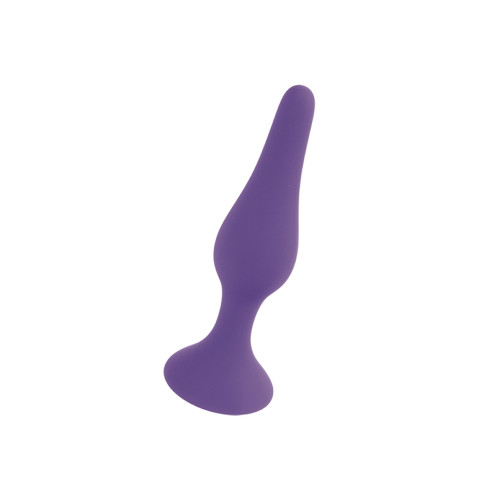 Анальная пробка B - Series HeavyFun Silicone Plug S Purple