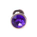 Анальна пробка B - Series HeavyFun Classic Jewellery Red Gold Plug, діаметр 2,7 см, довжина 7 см, Purple