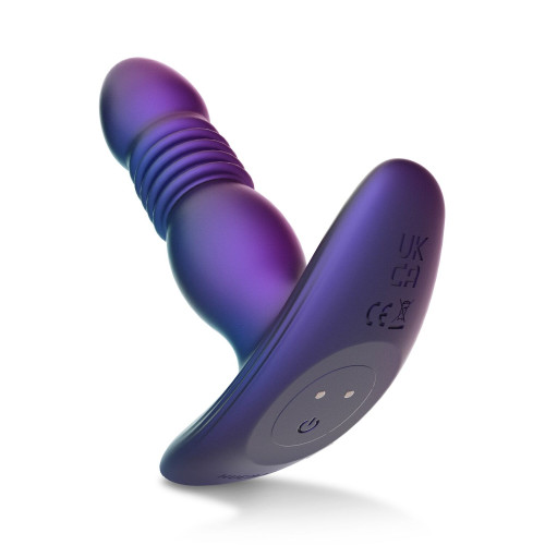 Анальна пробка з вібрацією та пульсацією Hueman - Supernova Thrusting Buttplug