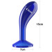 Анальна пробка LoveToy Flawless Clear Prostate Plug 6" Blue