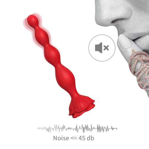 Анальний стимулятор B - Series Joy Rosestick Red, 9 Vibration Functions