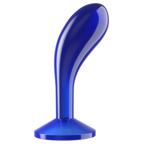 Анальна пробка LoveToy Flawless Clear Prostate Plug 6" Blue