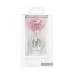 Стеклянная анальная пробка Pillow Talk Rosy Luxurious Glass Anal Plug, ⌀3,3 см, вибропуля в подарок