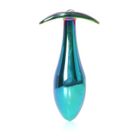 Анальная пробка B - Series HeavyFun Bullet Jewellery Multicolour Plug, диаметр 3,2 см, длина 10,5 см, Clear