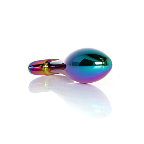 Анальная пробка B - Series HeavyFun Bullet Jewellery Multicolour Plug, диаметр 3,2 см, длина 10,5 см, Clear