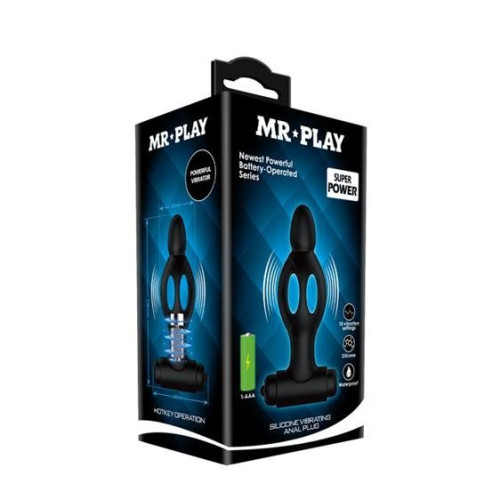 Анальна пробка Mr.Play Silicone Vibrating Anal Plug 0516