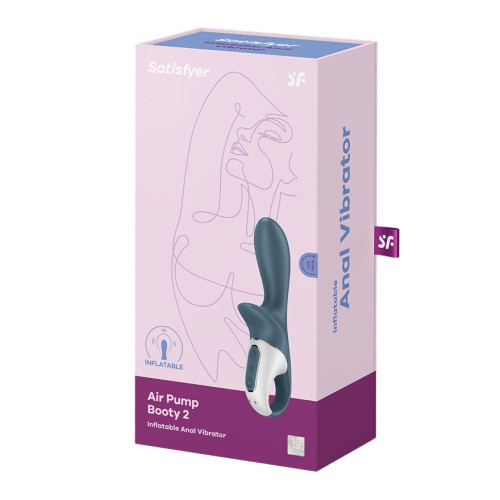 Анальный надувной вибратор Satisfyer Air Pump Booty 2