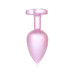 Анальна пробка B - Series HeavyFun Pearl Heart Jewellery Pink Plug Clear L