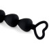 Анальний ланцюжок B - Series HeavyFun Anal Beads Heart Black