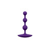 Анальне намисто Romp Amp Dark Purple, силікон, макс. діаметр 2,6 см