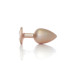 Анальна пробка B - Series HeavyFun Pearl Classic Jewellery Gold Plug Clear L