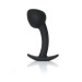 Анальна пробка B - Series HeavyFun Curved Silicone Black Plug L