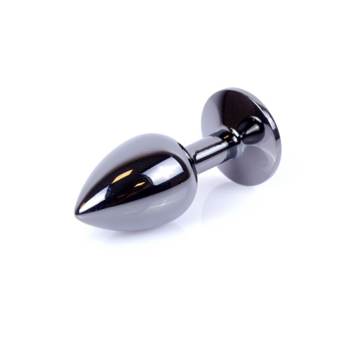 Анальная пробка B – Series HeavyFun Classic Jewellery Dark Silver Plug, диаметр 2,7 см, длина 7 см, Black