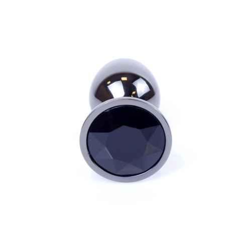 Анальная пробка B – Series HeavyFun Classic Jewellery Dark Silver Plug, диаметр 2,7 см, длина 7 см, Black