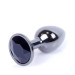 Анальная пробка B – Series HeavyFun Classic Jewellery Dark Silver Plug, диаметр 2,7 см, длина 7 см, Black