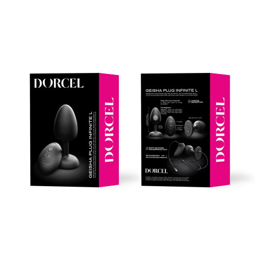 Анальная вибропробка Dorcel GEISHA PLUG INFINITE L