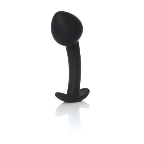 Анальна пробка B - Series HeavyFun Curved Silicone Black Plug L