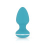 Анальная вибропробка Cala Azul – Blanca Vibrating anal plug, 10 режимов