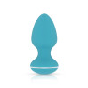 Анальная вибропробка Cala Azul – Blanca Vibrating anal plug, 10 режимов