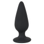 Анальная пробка Black Velvets Heavy Plug Medium Черная