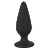 Анальная пробка Black Velvets Heavy Plug Medium Черная