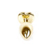 Анальна пробка B - Series HeavyFun Heart Jewellery Gold Plug, діаметр 2,7 см, довжина 7 см, Pink