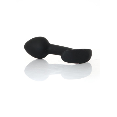 Анальна пробка B - Series HeavyFun Curved Silicone Black Plug L