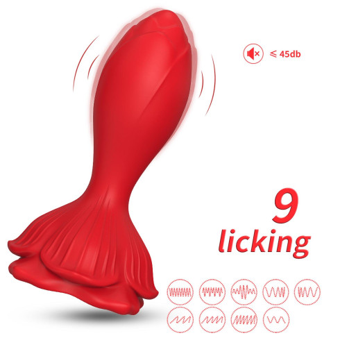 Анальна пробка B - Series Joy Rosenberg Red, 9 Vibration Functions