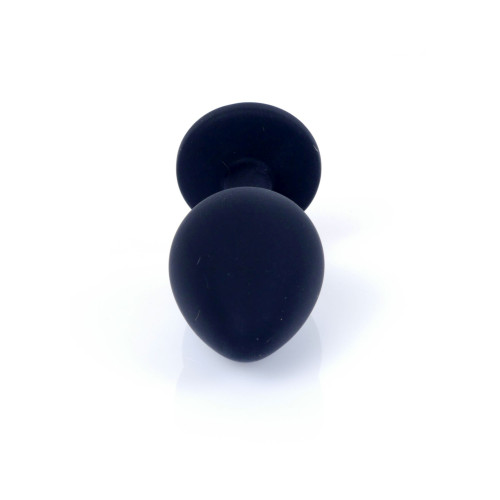 Анальна пробка B - Series HeavyFun Classic Jewellery Silicone Black Plug, діаметр 3,5 см, довжина 8 см, Pink