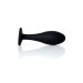 Анальная пробка B - Series HeavyFun Bullet Jewellery Silicone Black Plug, диаметр 2,8 см, длина 9,2 см, Clear
