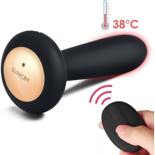 Анальна пробка з підігрівом Primo Чорна