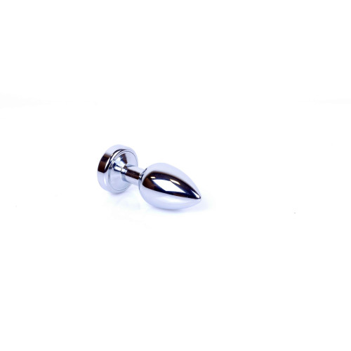 Анальна пробка B - Series HeavyFun Jewellery Silver Plug Disco Flashlight