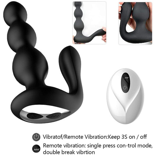 Анальна пробка B - Series Cute Anal Beads, Remote Controler