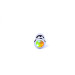 Анальна пробка B - Series HeavyFun Jewellery Silver Plug Disco Flashlight