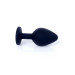 Анальна пробка B - Series HeavyFun Classic Jewellery Silicone Black Plug, діаметр 3,5 см, довжина 8 см, Pink