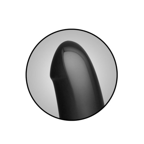 Анальний плаг з Ділдо Doc Johnson Kink - Dual Density SECONDSKYN Fuck Plug Чорний