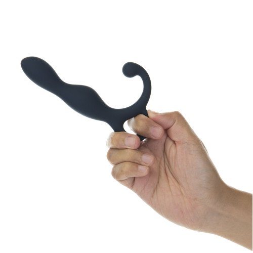 Масажер простати Lux Active LX1 Anal Trainer 5.75', Dark Blue, віброкуля в комплекті