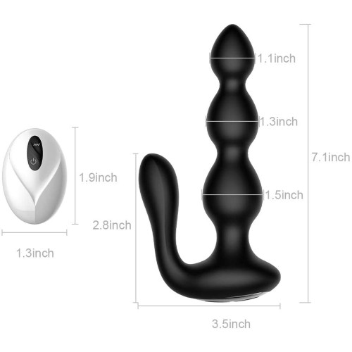 Анальна пробка B - Series Cute Anal Beads, Remote Controler