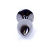 Анальная пробка B – Series HeavyFun Classic Jewellery Dark Silver Plug, диаметр 2,7 см, длина 7 см, Blue
