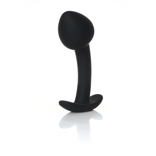 Анальна пробка B - Series HeavyFun Curved Silicone Black Plug M
